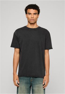 Vintage Washed T-shirt herr i svart bomull