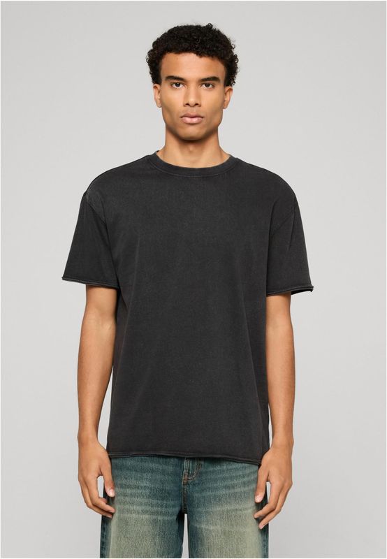 Vintage Washed T-shirt herr i svart bomull