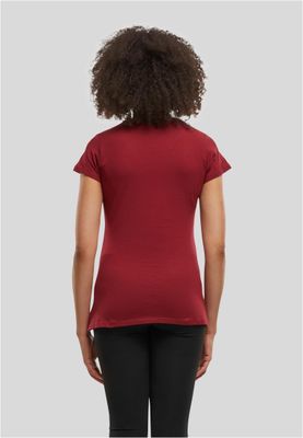 Cherry t-shirt med hundtryck för dam