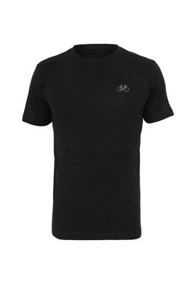 Svart t-shirt med Cykel-tryck för herr