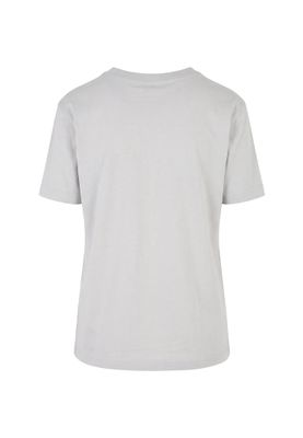 Ljusgrå t-shirt med körsbärstryck för dam