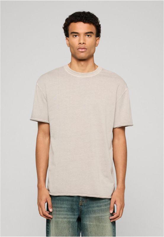 Vintage Washed T-shirt herr i molnfärg bomull