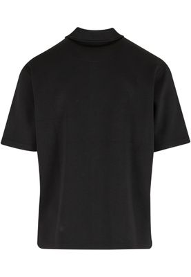 Resortskjorta med bröstfickor herr i svart – Urban Classics