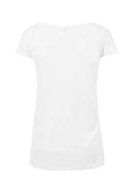 Vit t-shirt med Think Different-tryck för dam