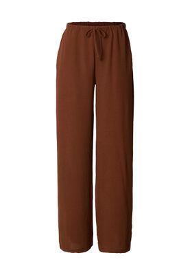 Byxor dam i cinnamonbrown med dragsko