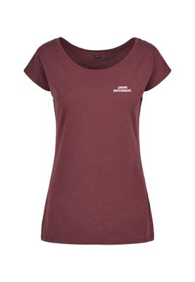 Cherry t-shirt med Think Different-tryck för dam