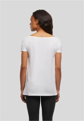 Vit t-shirt med Think Different-tryck för dam