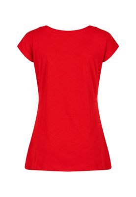 Cityred t-shirt med hjärttryck för dam