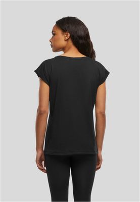 Svart t-shirt med hjärttryck för dam – Urban Classics