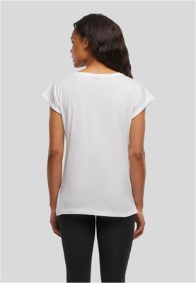 Vit t-shirt med Jordgubbe-tryck för dam