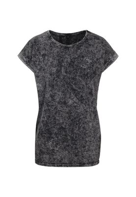 Darkgrey white t-shirt med körsbärstryck för dam