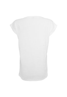 Vit t-shirt med Jordgubbe-tryck för dam