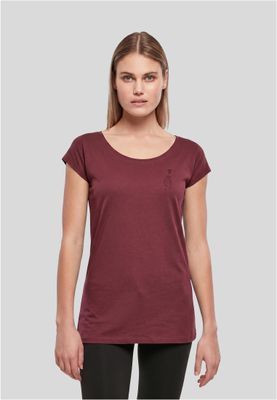 Cherry t-shirt med hjärttryck för dam