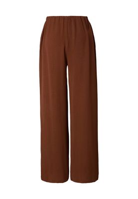 Byxor dam i cinnamonbrown med dragsko