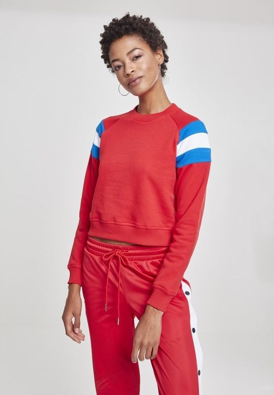 Short sweater with raglanarm lady