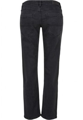Ladies Low Waist Straight Denim Pants