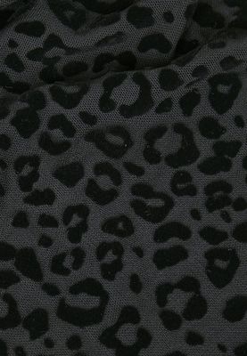 Top with high neck and lace