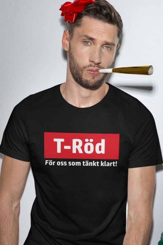 T-röd T-shirt
