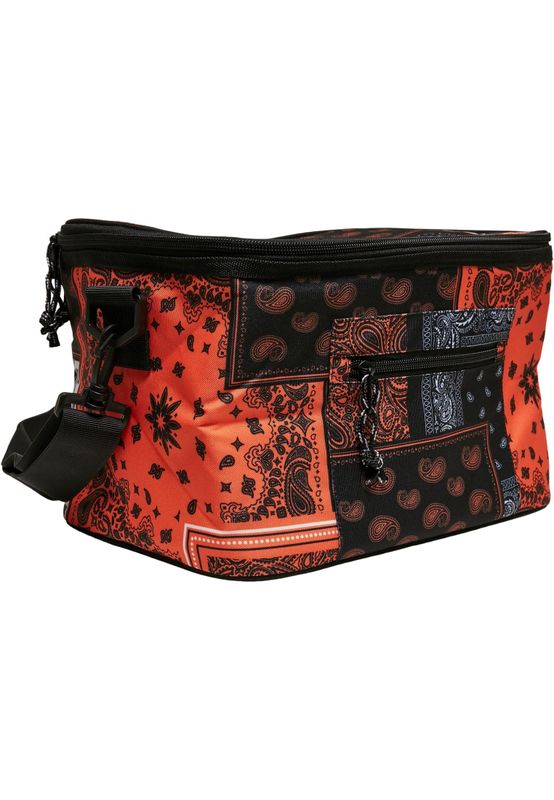 Kylväska med bandana tryck - Svart/Orange