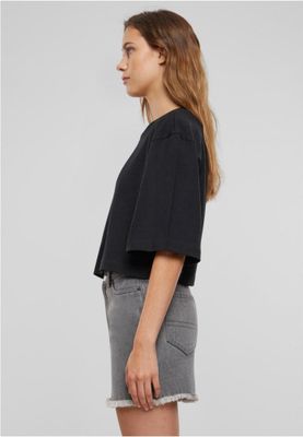 Kort oversize t-shirt til kvinder