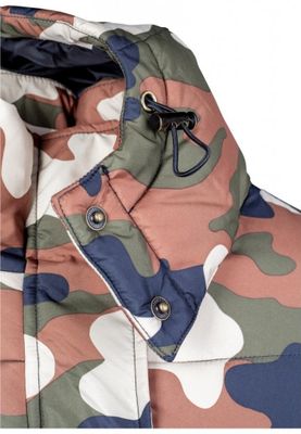 Ladies Boyfriend Camo Puffer Jacket