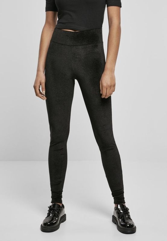 Ladies High Waist Velvet Leggings