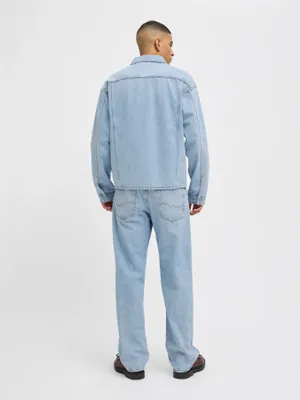 Jeansskjorta overshirt herr
