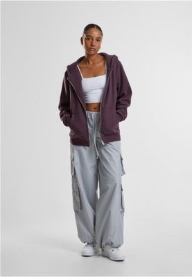 Ladies Fluffy Zip Hoody