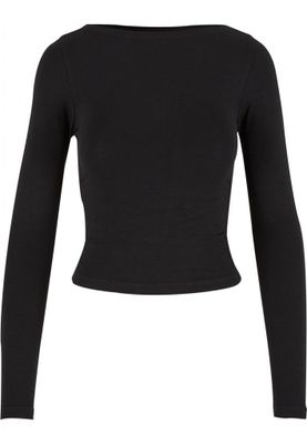 Ladies Ruffled Super Slim Longsleeve 2-Pack