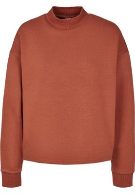 High neck sweatshirt oversize lady