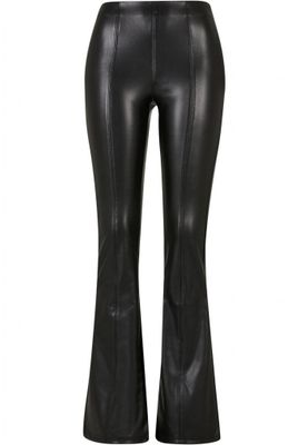 Ladies Synthetic Leather Flared Pants