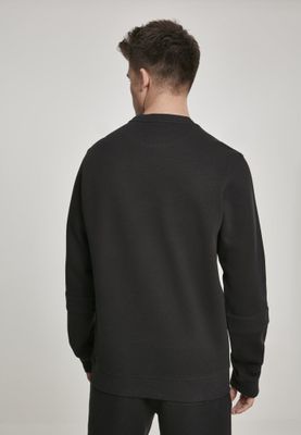Sweatshirt with knitted fabric