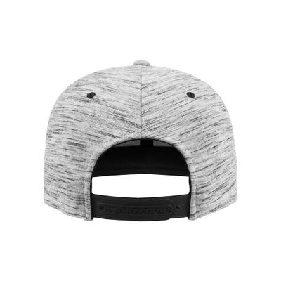 Stripes Melange Crown Snapback Cap