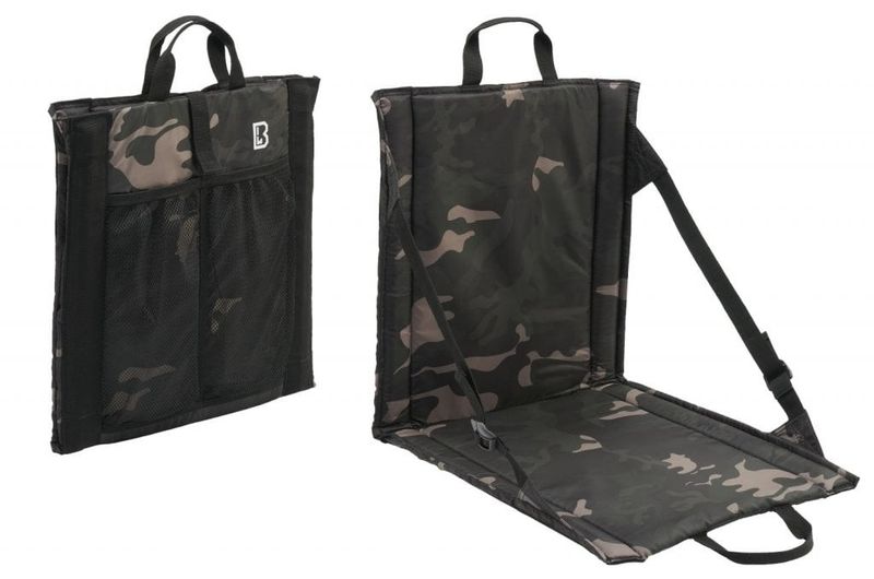 Sædeunderlag med ryglæn og camouflage