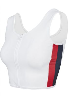 Sport top with zipper ladies