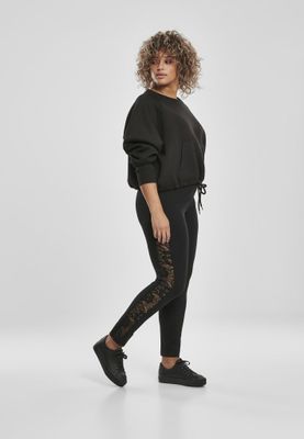 Black lace leggings