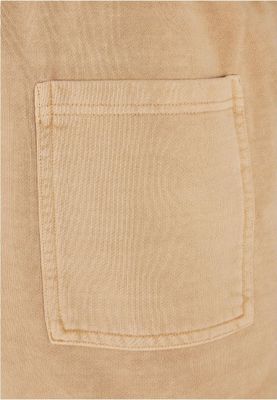 Soft trousers with wide cuffs and slits