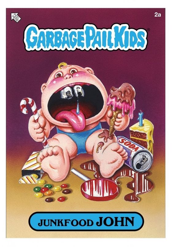 Garbage Pail Kids - Junkfood John Poster