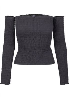 Smock top with bare shoulders ladies