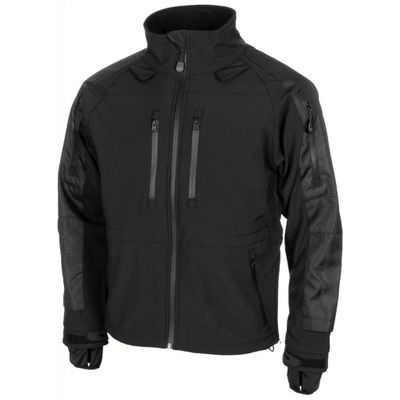 Black softshell jacket