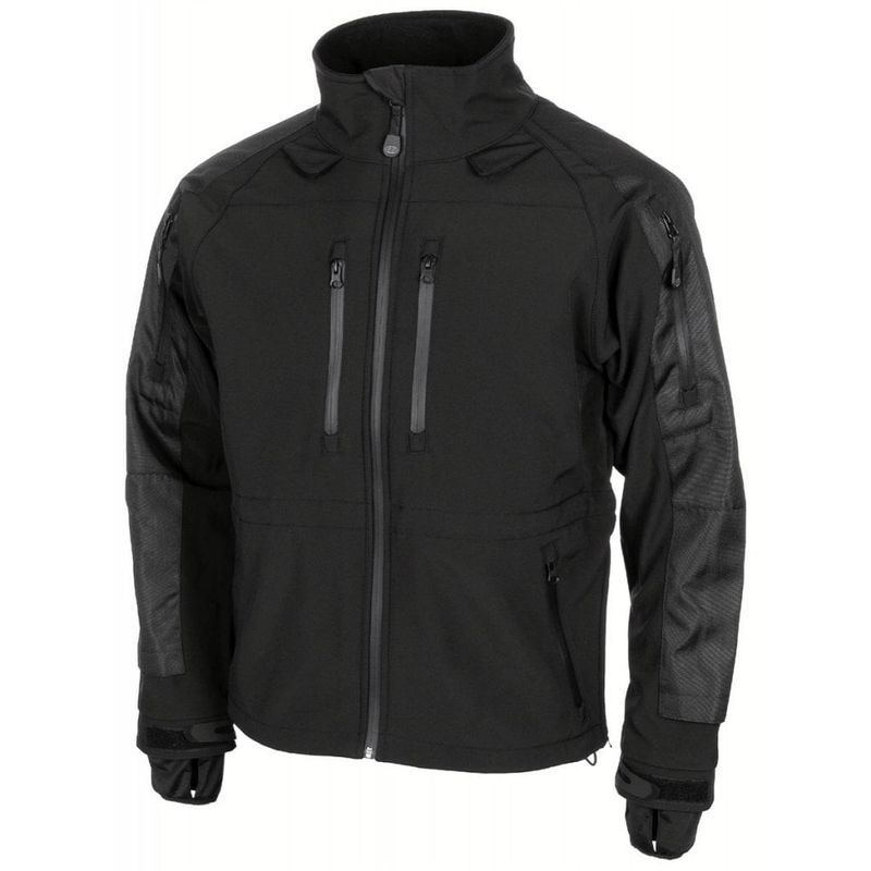 Black softshell jacket