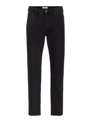 Svarta relaxed fit jeans herr - CHRIS
