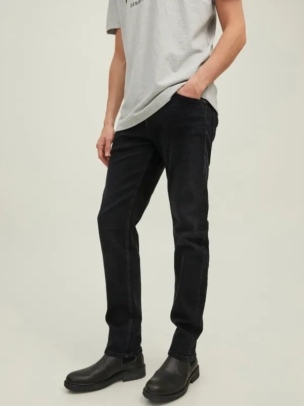 Jeans MIKE original för herr – black denim