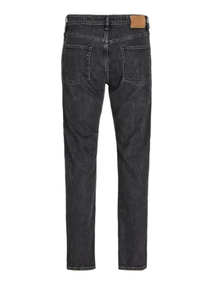 Svarta relaxed fit jeans herr - CHRIS