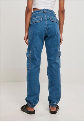 Ladies Organic Stretch Denim Cargo Pants