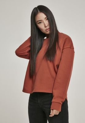 High neck sweatshirt oversize lady