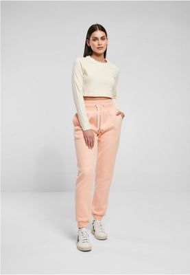 Ladies High Waist Color Melange Sweat Pants
