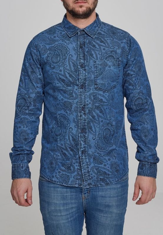 Paisley jeans shirt