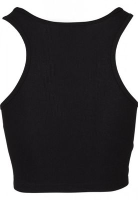 Ribbed t-shirt in viscose