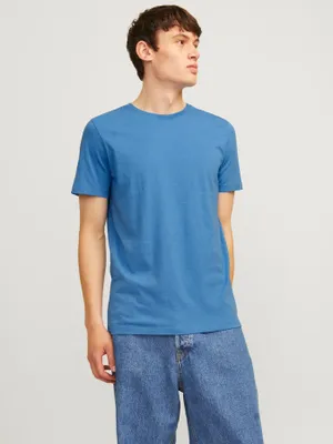 Ekologisk Herr T-shirt med Rund Hals | Regular Fit